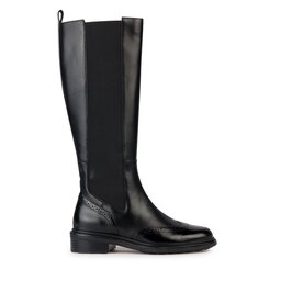 Geox Kozačky ve vojenském stylu Geox D Walk Pleasure D36TGH 04948 C9999 Černá