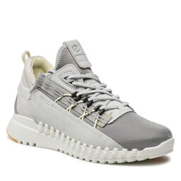ECCO Sneakersy ECCO Zipflex W 80386301379 Concrete