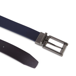 

Чоловічий ремінь Calvin Klein Adj/Rev Faceted Lux K50K510931 Black/Navy BAX, Чорний