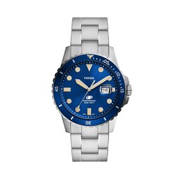 Fossil Hodinky Fossil Blue FS5949 Blue/Silver