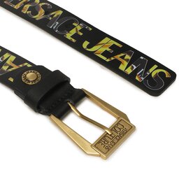 

Чоловічий ремінь Versace Jeans Couture 74YA6F03 ZP242 G89, Чорний