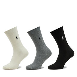 Polo Ralph Lauren Lot de 3 paires de chaussettes hautes femme Polo Ralph Lauren 455923551001 Multi 999