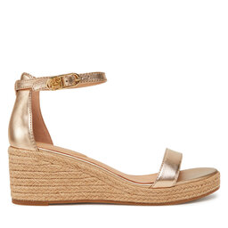 Tommy Hilfiger Alpargatas Tommy Hilfiger Th Metallic Mid Wedge Espadrille FW0FW08663 Oro