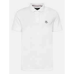 INDICODE INDICODE Polo marškinėliai Wadim 40-913 Balta Slim Fit