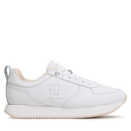 

Снікерcи Tommy Hilfiger Casual Leather Runner FW0FW07285 White YBS, Білий