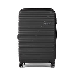 

Середня тверда валіза American Tourister Aero Racer 116989-1465-1CNU Jet Black, Чорний