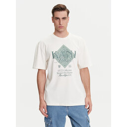 Karl Kani Karl Kani Marškinėliai PD00005356 Balta Relaxed Fit