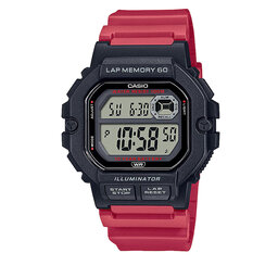 Casio Ρολόι Casio WS-1400H-4AVEF Red/Black