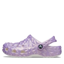 

Шльопанці Crocs Classic Iridescent Geo Clog 209841 White 100, Фіолетовий