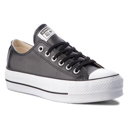 Converse Tornacipő Converse Ctas Lift Clean Ox 561681C Black/Black/White