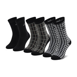 

Набір 3 пар високих жіночих шкарпеток Calvin Klein, Чорний