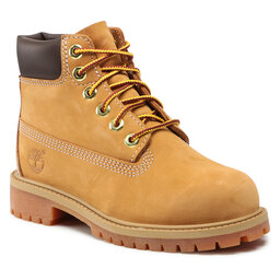 Timberland Schnürstiefeletten Timberland 6 In Premium Wp Boot TB0127097131 Wheat Nubuck