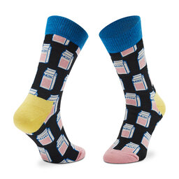 

Високі дитячі шкарпетки Happy Socks KMIL01-9300 Чорний