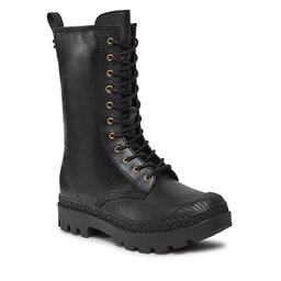 Coach Botki Coach Tasha Leather Boot CN100 Black BLK