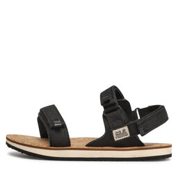 

Босоніжки Jack Wolfskin Ecostride 2 Sandal W 4051771 Phantom/Cork, Чорний