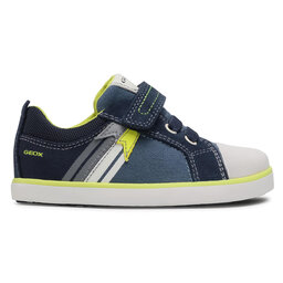 

Кеди Geox B Kilwi B. B B15A7B 01022 C4B2H S Avio/Fluo Yellow, Cиній