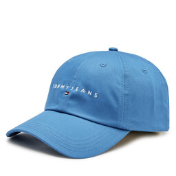 Tommy Jeans Kšiltovka Tommy Jeans Tjm Linear Logo 6-Panel Cap AM0AM12894 Modrá