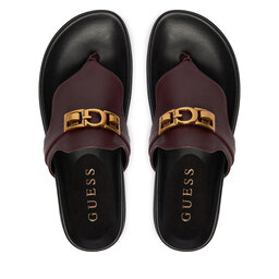 Guess В'єтнамки Guess FLJFRR LEA03 Бордовий