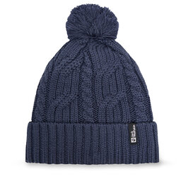 Jack Wolfskin Gorro Jack Wolfskin Pompom 1905092 Azul marino