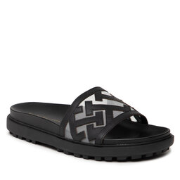 Tommy Hilfiger Iešļūcenes Tommy Hilfiger Th Elevated Flat Sandal FW0FW07407 Black BDS