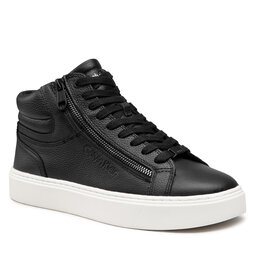Calvin Klein Sneakersy Calvin Klein High Top Lace Up HM0HM00810 PVH Black BEH