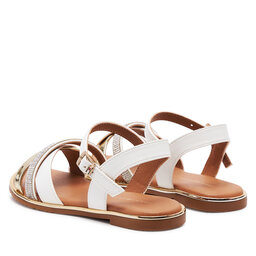 

Босоніжки Tommy Hilfiger Flat Sandal T3A2-33252-0326 White/Platinum X048, Білий