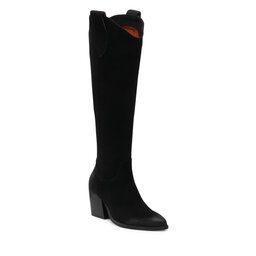 R.Polański Stiefel R.Polański 1414 Czarny Zamsz