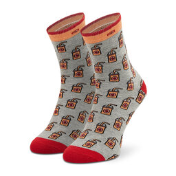 Cabaïa Calcetines altos para mujer Cabaïa Annaelle & Gauthier SOKFW2122 Gris