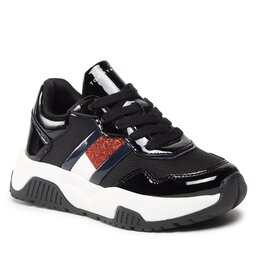Tommy Hilfiger Sneakers Tommy Hilfiger Low Cut Lace-Up Sneaker T3A9-32356-1445 M Black 999