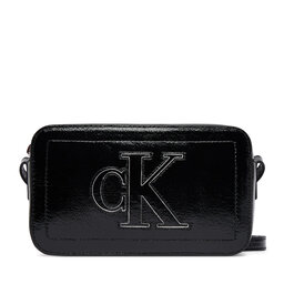 Calvin Klein Handtasche Calvin Klein Bold Ck Outline Camera Bag LV04F3685G Schwarz