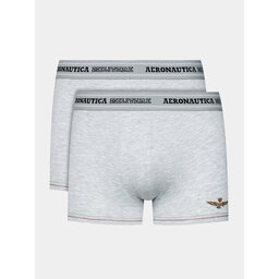 Aeronautica Militare Aeronautica Militare 2er-Set Boxershorts AM1UBX004 Grau