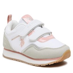U.S. Polo Assn. Sneakersy U.S. Polo Assn. Nobik NOBIK009 WHI-PIN01