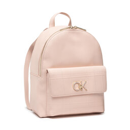 

Рюкзак Calvin Klein Re-Lock Backpack With Flap Quilt K60K609626 TER, Рожевий