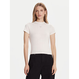 Guess Guess Футболка W5BP07 KCGM2 Écru Slim Fit