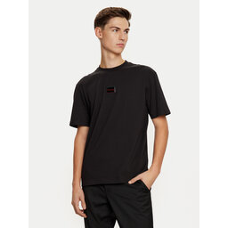 HUGO Hugo Marškinėliai Dugojelly 50524831 Juoda Relaxed Fit