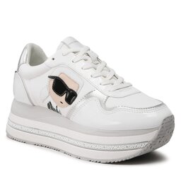 KARL LAGERFELD Laisvalaikio batai KARL LAGERFELD KL64930N White Lthr/Suede
