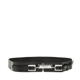 Calvin Klein Dámský pásek Calvin Klein Archival Chain High Waist Belt K60K610213 Ck Black BAX