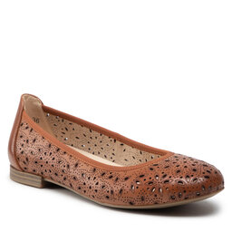 Caprice Baleriny Caprice 9-22101-28 Cognac Nappa 303