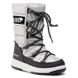 Moon Boot Sniego batai Moon Boot Jr G.Quilted Wp 34051400006 M Silver/Black
