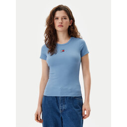 Tommy Jeans Tommy Jeans Camiseta Badge DW0DW17881 Azul Slim Fit