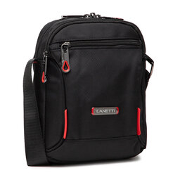 

Плоска сумка Lanetti BMR-S-104-10-07 Black, Чорний
