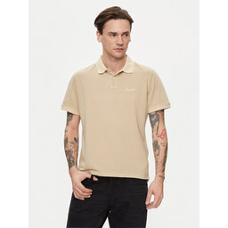 Pepe Jeans Pepe Jeans Polo marškinėliai New Oliver Gd PM542099 Smėlio Regular Fit