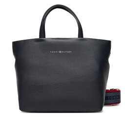 Tommy Hilfiger Soma Tommy Hilfiger Th Logotape Mini Tote AW0AW17694 Tumši zils