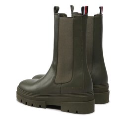 

Челсі Tommy Hilfiger Monochromatic Chelsea Boot FW0FW06730 Army Green RBN, Хакі