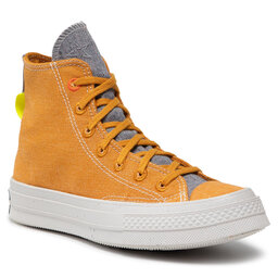 Converse Sneakers Converse Chuck 70 Hi 168615C Saffron Yellow/Lemon Venom