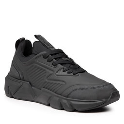 Calvin Klein Сникърси Calvin Klein Low Lace Up Lth HM0HM00317 Triple Black 0GJ