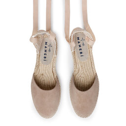 

Еспадрильї Manebi Flat Valenciana W 1.9 P0 Vintage Taupe, Бежевий