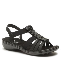 Rieker Sandalen Rieker 60809-00 Schwarz