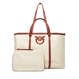 PINKO Torebka PINKO Miranda Shopper Extra PE 25 PLTT 104715 A2G2 Beżowy