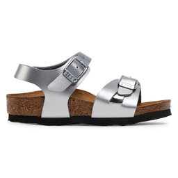 

Босоніжки Birkenstock Rio Kids 1019157 Electric Metallic Silver, Срібний